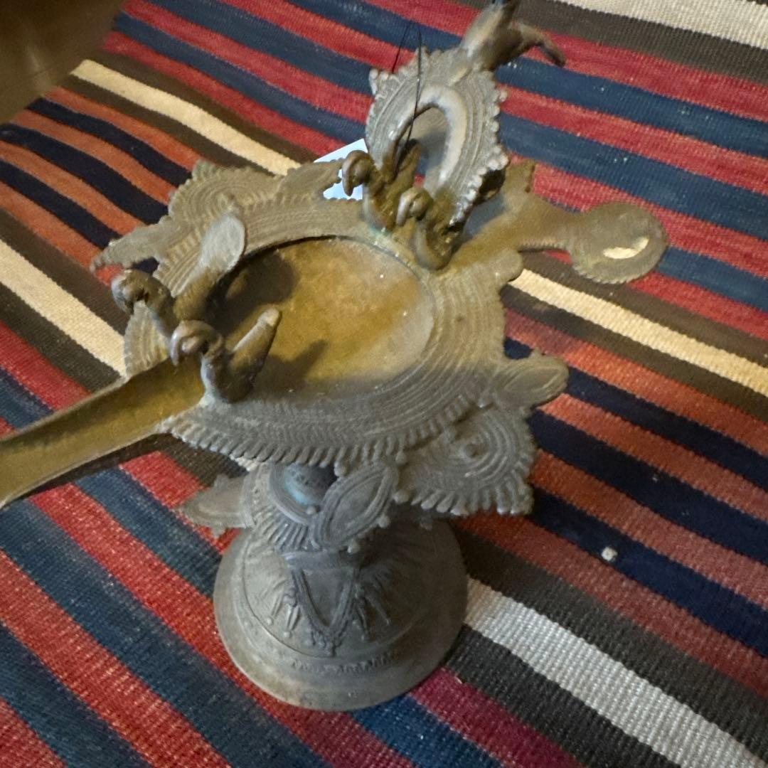 インドブラスオイルランプスタンド