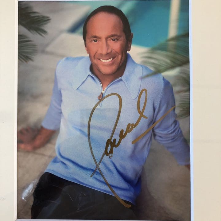 ポール　アンカ　PAUL ANKA 直筆サイン入り　フォト