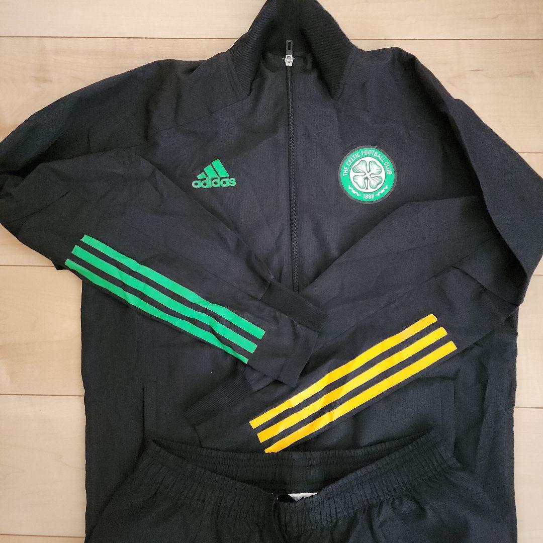 adidas セルティック　ジャージ上下セット