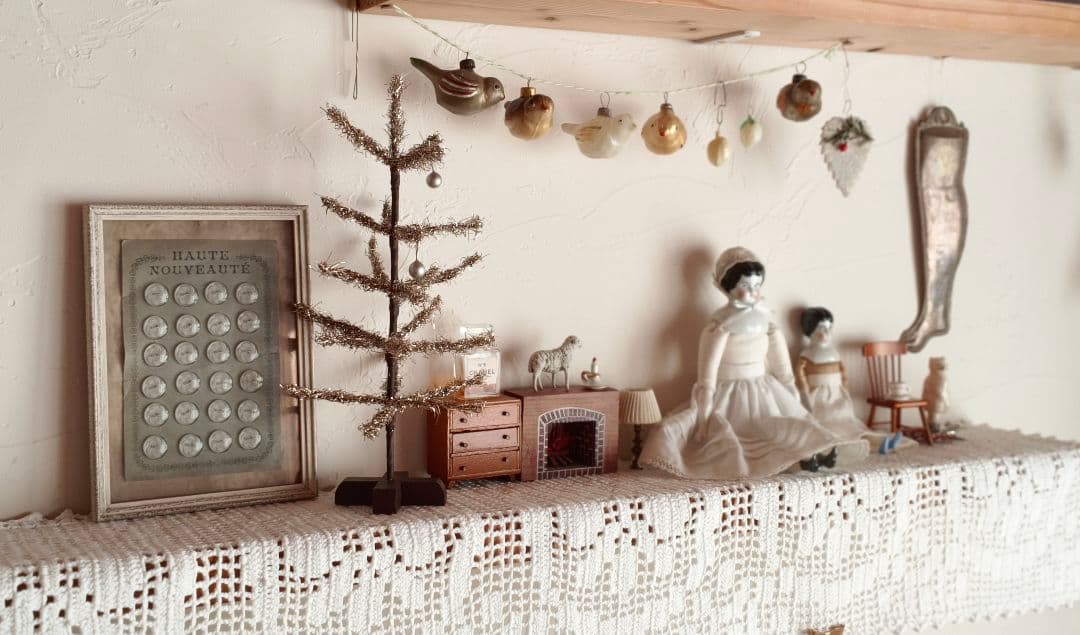 【parisさま】vintage tree ❀ 燻ゴールドの ツリー 28 cm