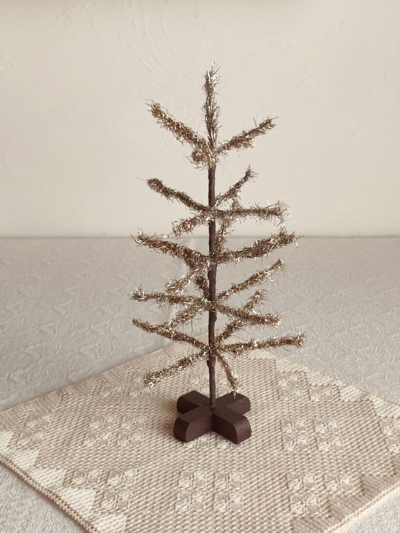 【parisさま】vintage tree ❀ 燻ゴールドの ツリー 28 cm