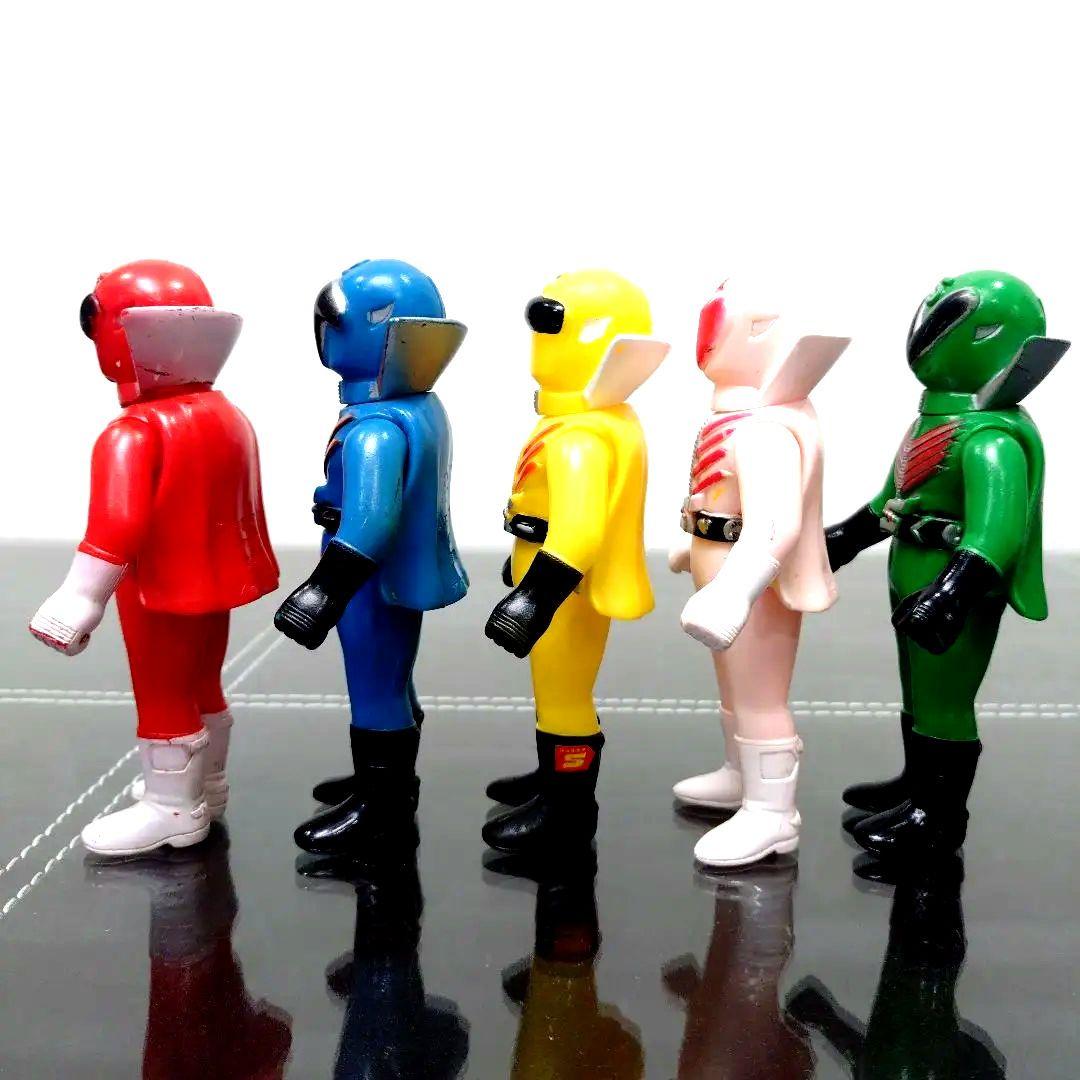 ★☆★当時物美品　ポピー　ゴレンジャー　フィギュア5体セット★☆★