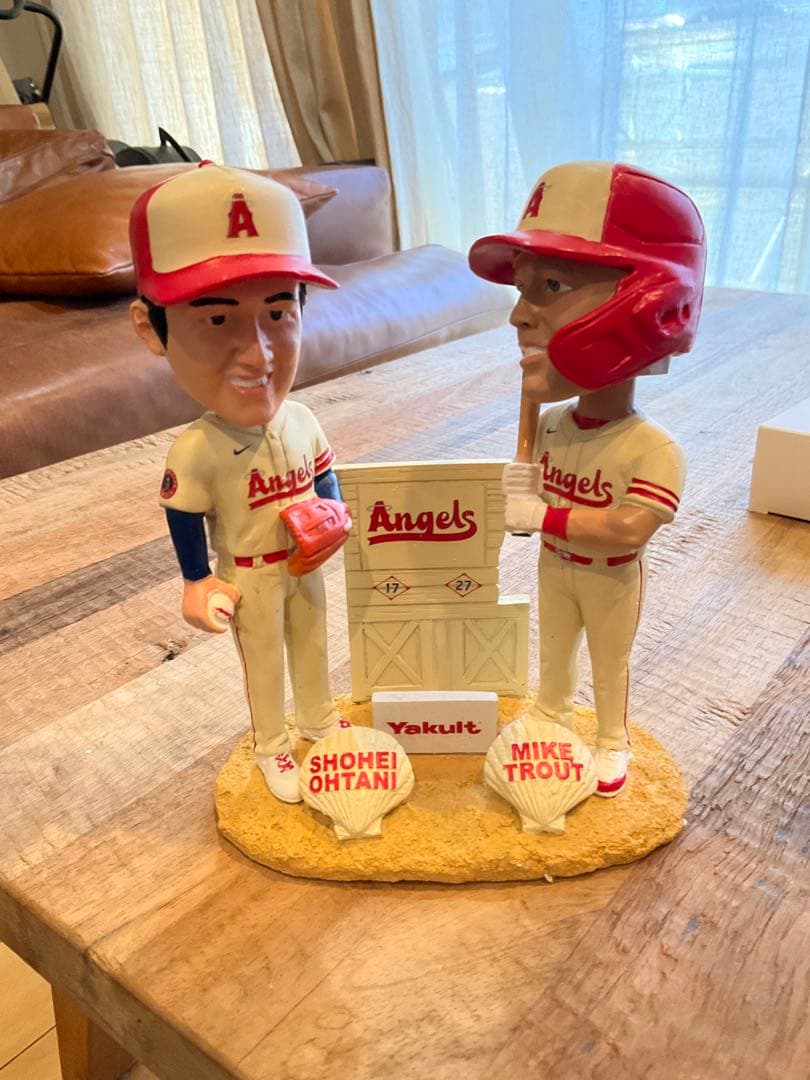 大谷翔平&マイク・トラウト シティコネクト・ダブルボブルヘッド