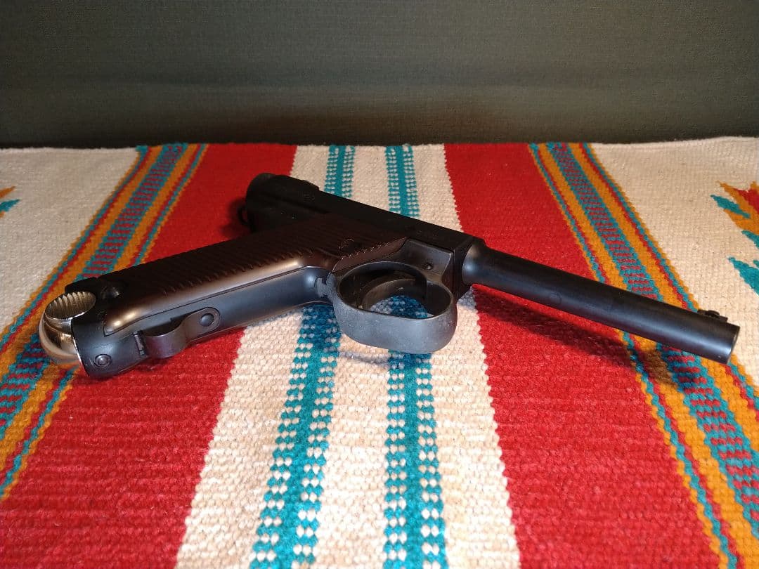 快調美品！マルシン　南部十四年式後期型　ガスブロ　HW樹脂ビンテージ仕様！箱無し