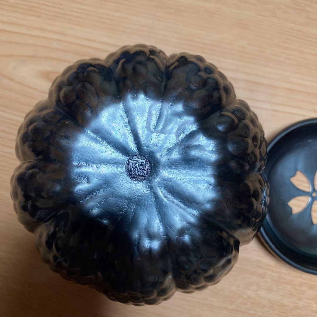 吉栄堂　茶道具　かぼちゃ型　急須　茶こぼし