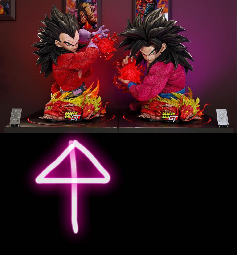 【新品】ドラゴンボール ベジータ スーパーサイヤ人4 半身 フィギュア