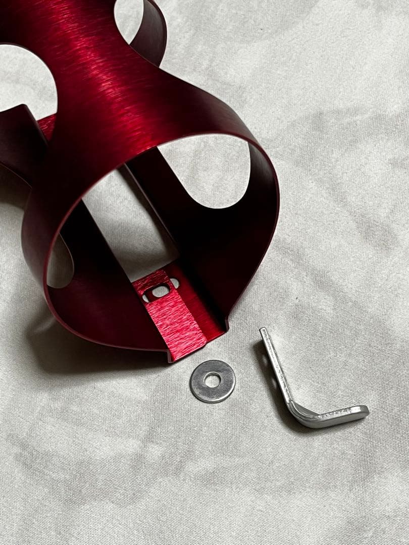 ringle ボトルケージ oldmtb等に レッドアルマイト　ヴィンテージ