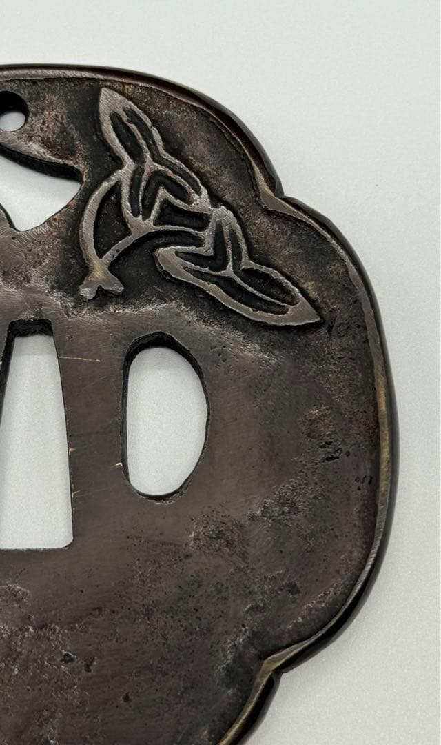 A239aナ　鍔　一心不乱　信家　刀装具　武具