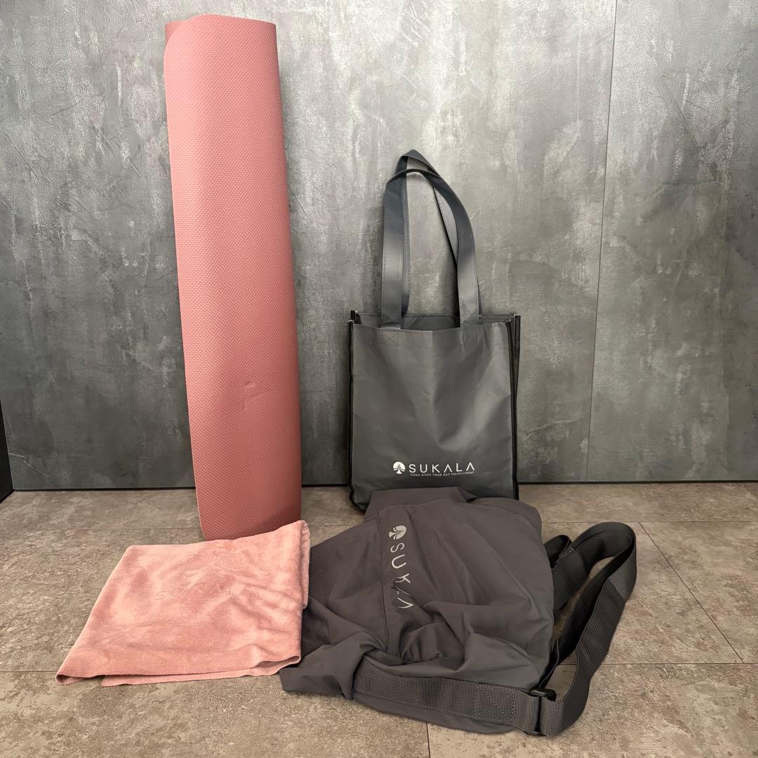 LAVA リバーシブル　ヨガマット　ケース　バッグ　ラグ　セット