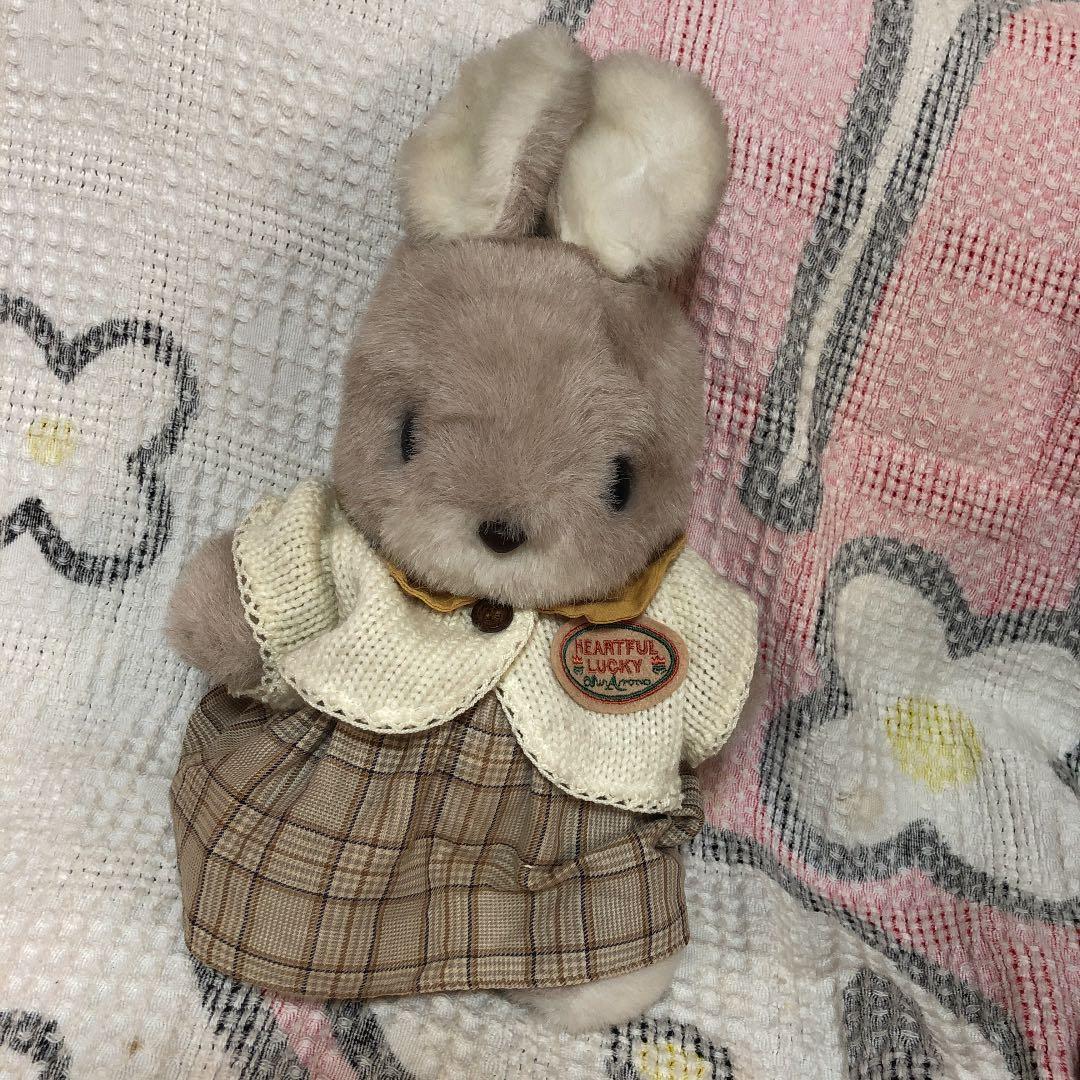 昭和レトロ　ヴィンテージ　サンアロー　ラッキー＆サンディ　ぬいぐるみ　中古品