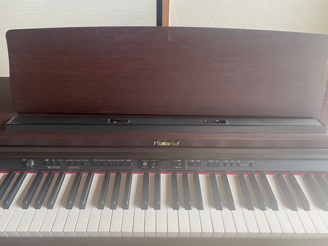 Rolandデジタルピアノ88鍵盤 ダークブラウン08年製(送料12000円)