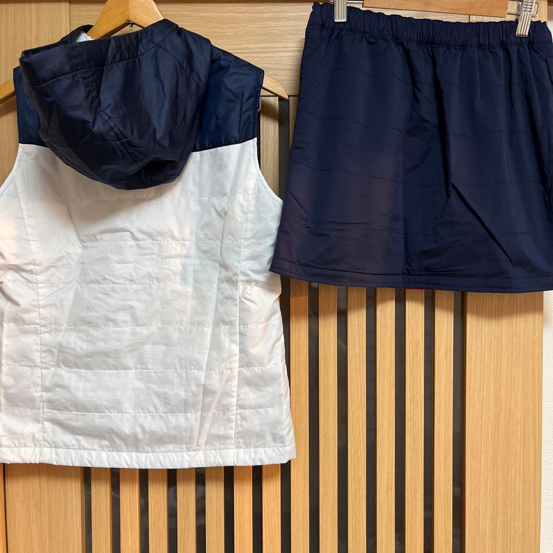YONEX フード付きベスト リバーシブルスカートセット M