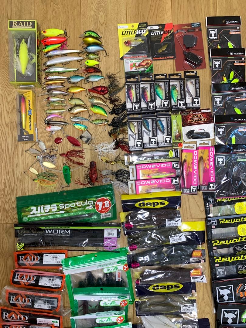 バス釣り引退セット全172点(ルアーワーム136点)