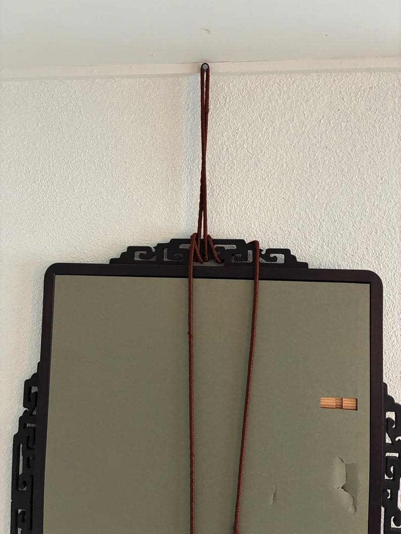 希少 骨董 酒呑み髑髏 額装 額付き 墨絵 在銘 珍品 コレクター 古美術 レア