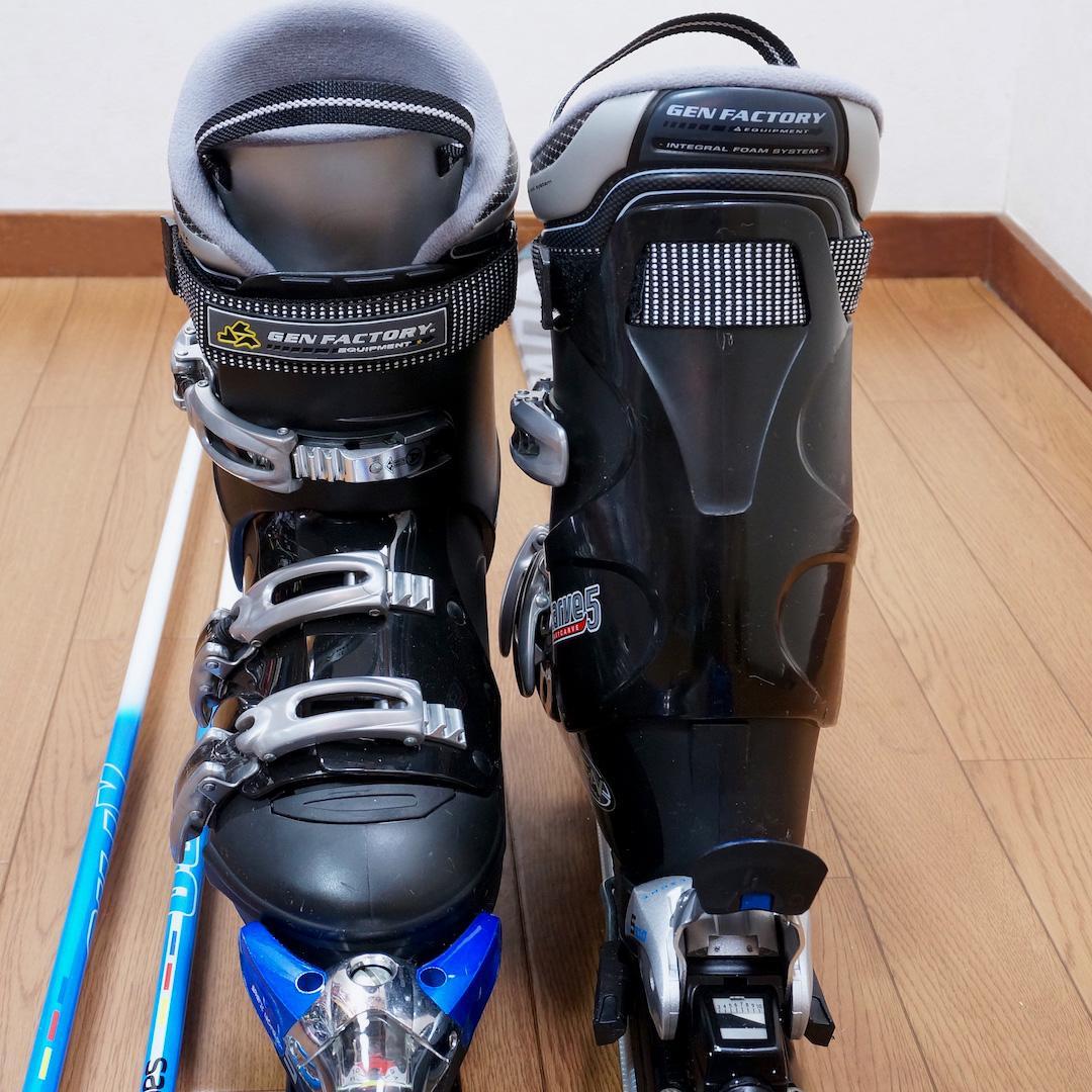 メンテ済 165cm 靴28～28.5cm SALOMONカービングスキーセット