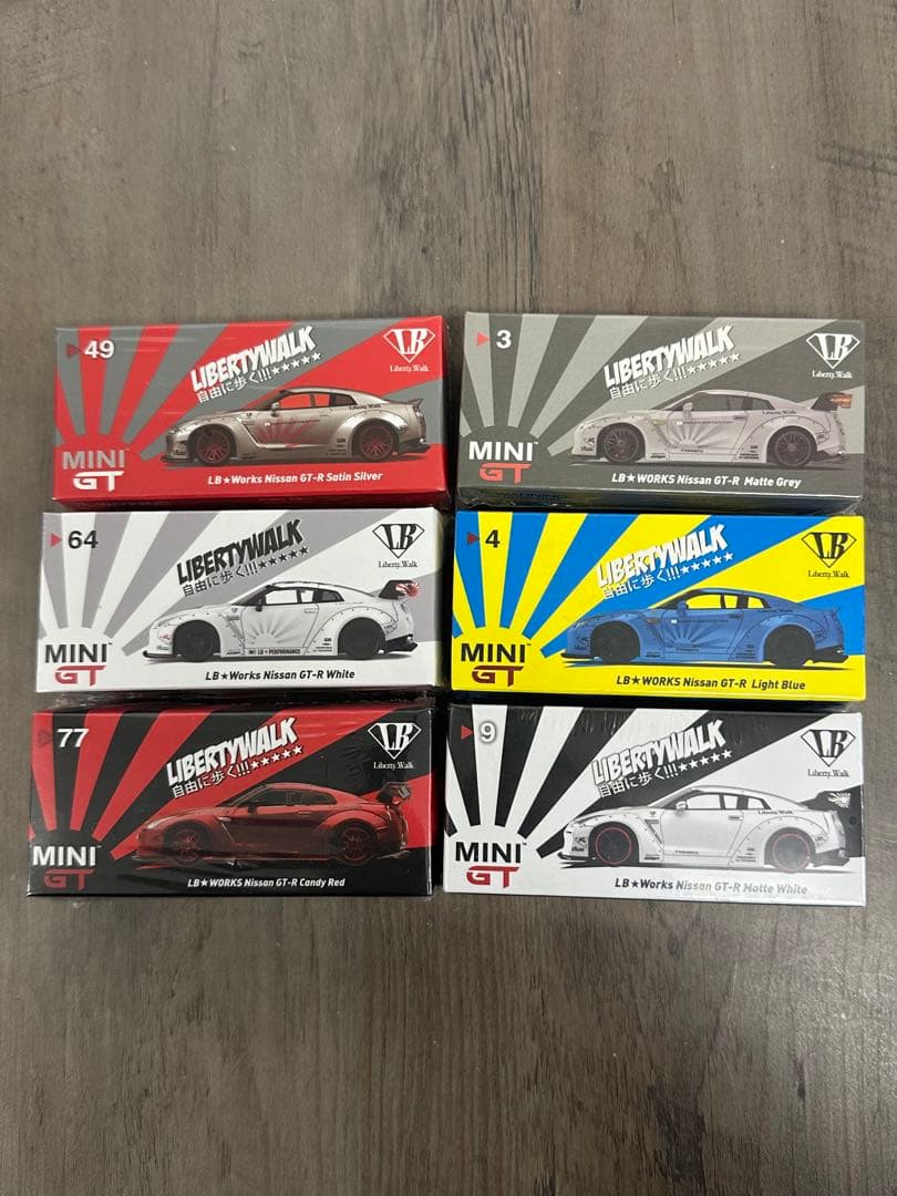 LB★Works Nissan GT-R ミニカーセット