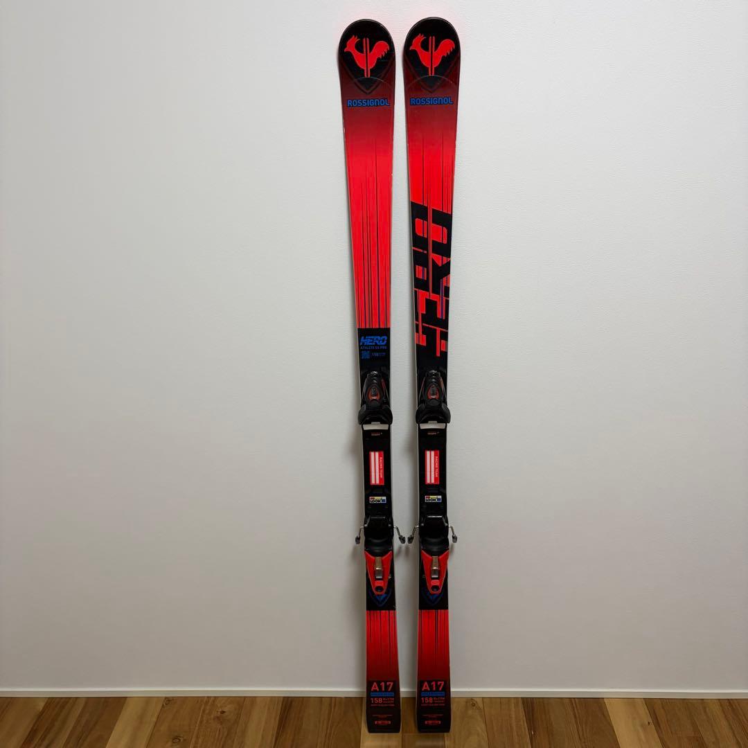 【美品】ロシニョール HERO ATHLETE GS PRO 158cm スキー