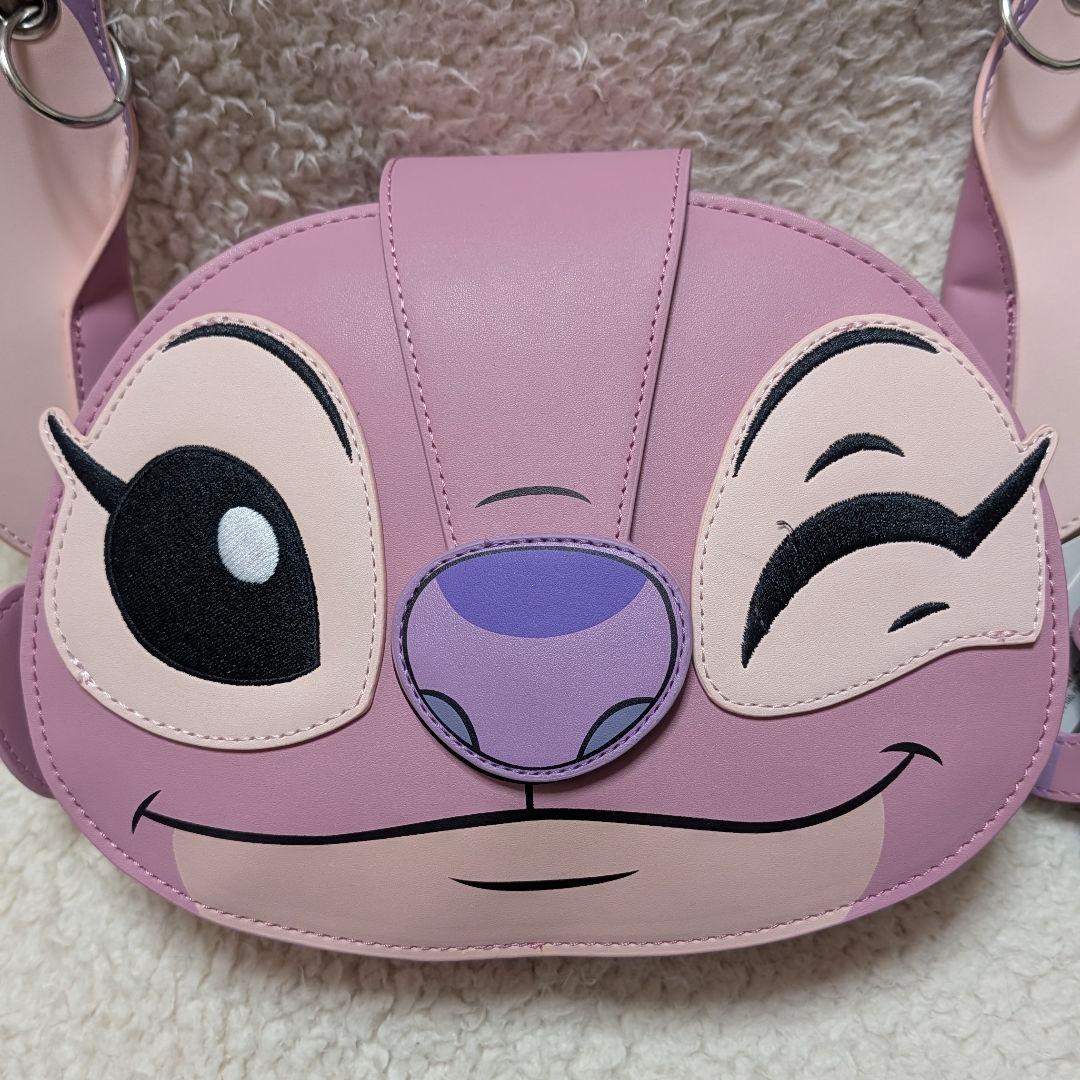 エンジェル ショルダーバッグ ラウンジフライ スティッチ 香港ディズニーランド