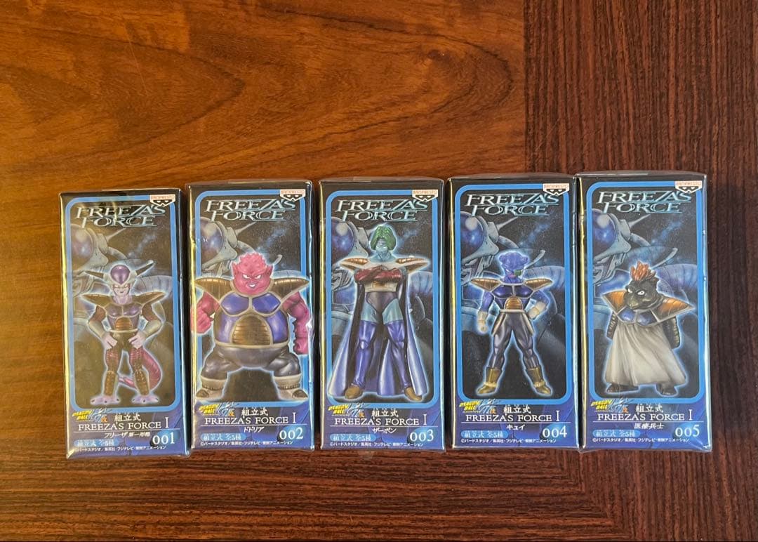 【箱未開封】ドラゴンボール改 組立式 FREEZA'S FORCE Ⅰ 全５種