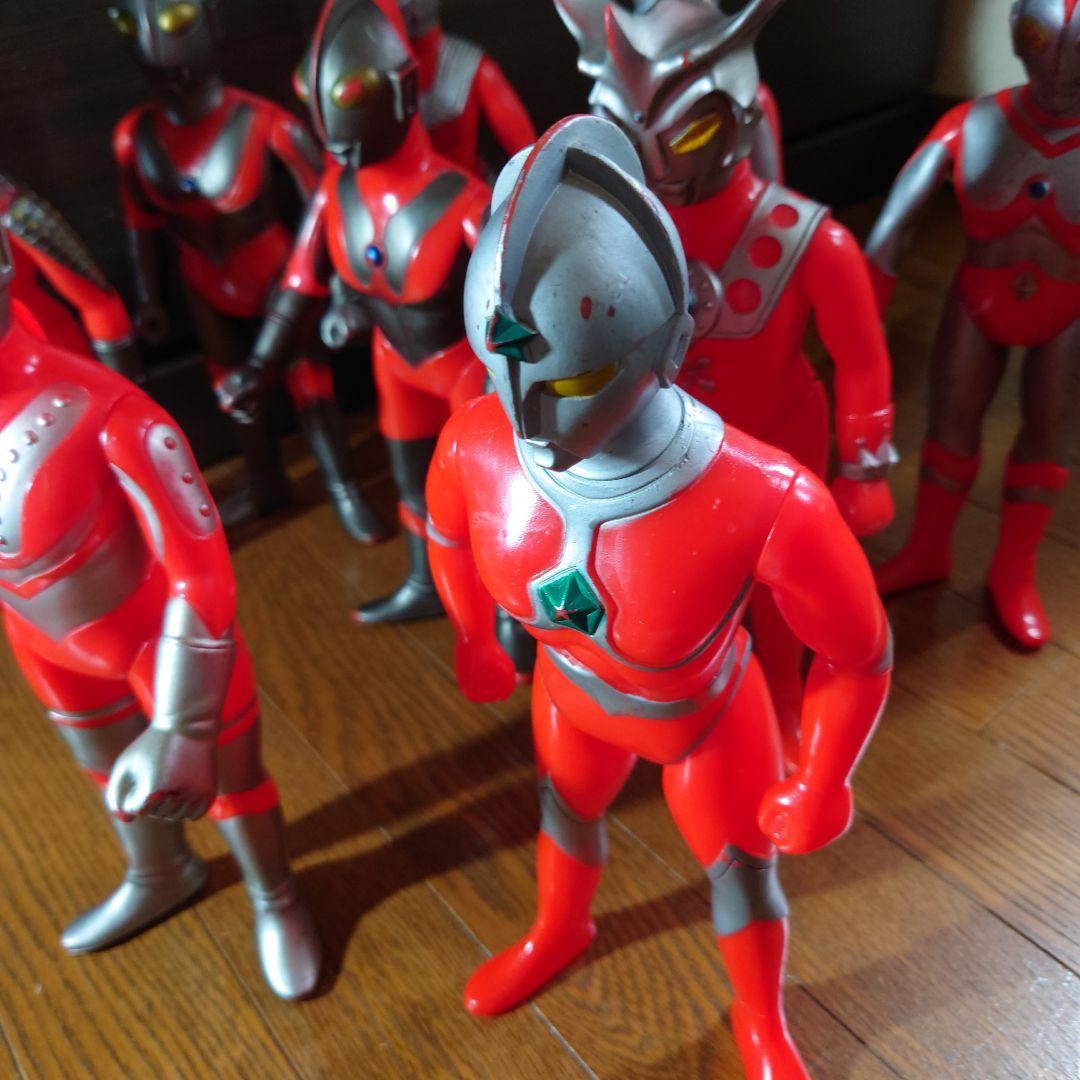 当時物ポピー　ソフビ　グレートザウルス約30〜32㌢　9体セット