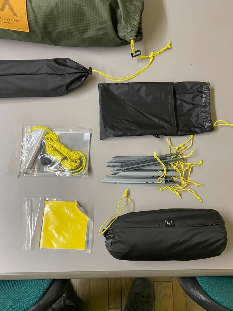 ニューモデル　 ノルテントLY1 グランドシート付き ポールダブル仕様