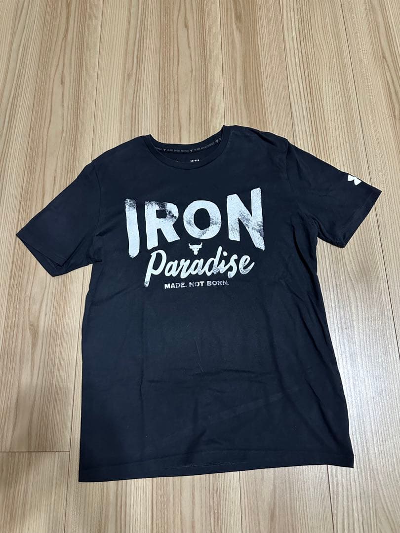 プロジェクトロックTシャツ5枚(L)アンダーアーマーランニングパンツ(XL)