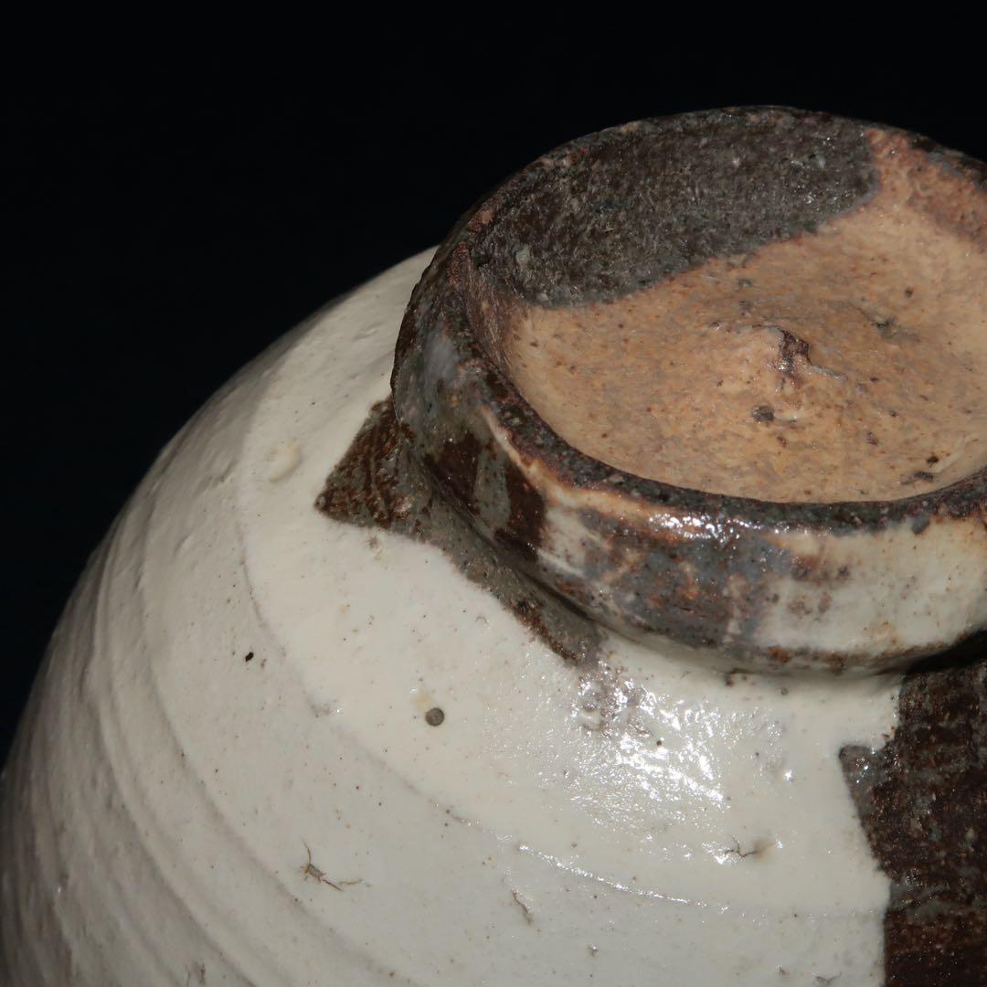 【茶道具】石田陶春作　丹波焼　茶碗　立花大亀老師箱書付