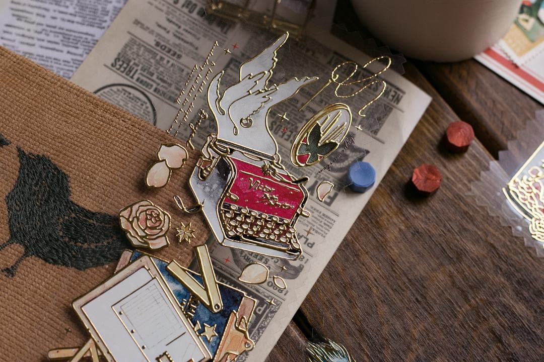 【2巻セット】LECREDE 檸檬樹 五周年「私家文房具」「魔女的书橱」背景