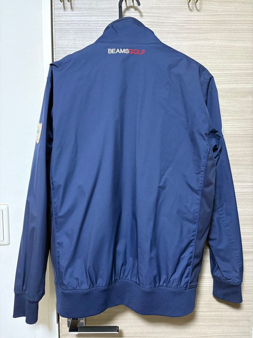 BEAMS GOLF ネイビー ジャケット M 機能性バッチリの3wayブルゾン