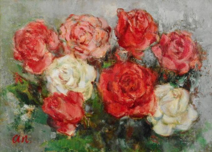 安喰虎雄　 　　薔薇