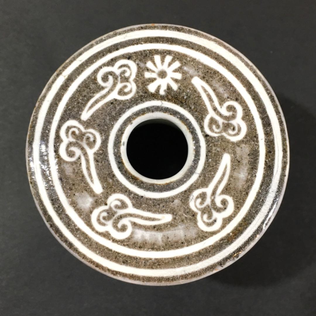 茶道具　十三代中里太郎右衛門窯　唐津三島　蓋置　共箱