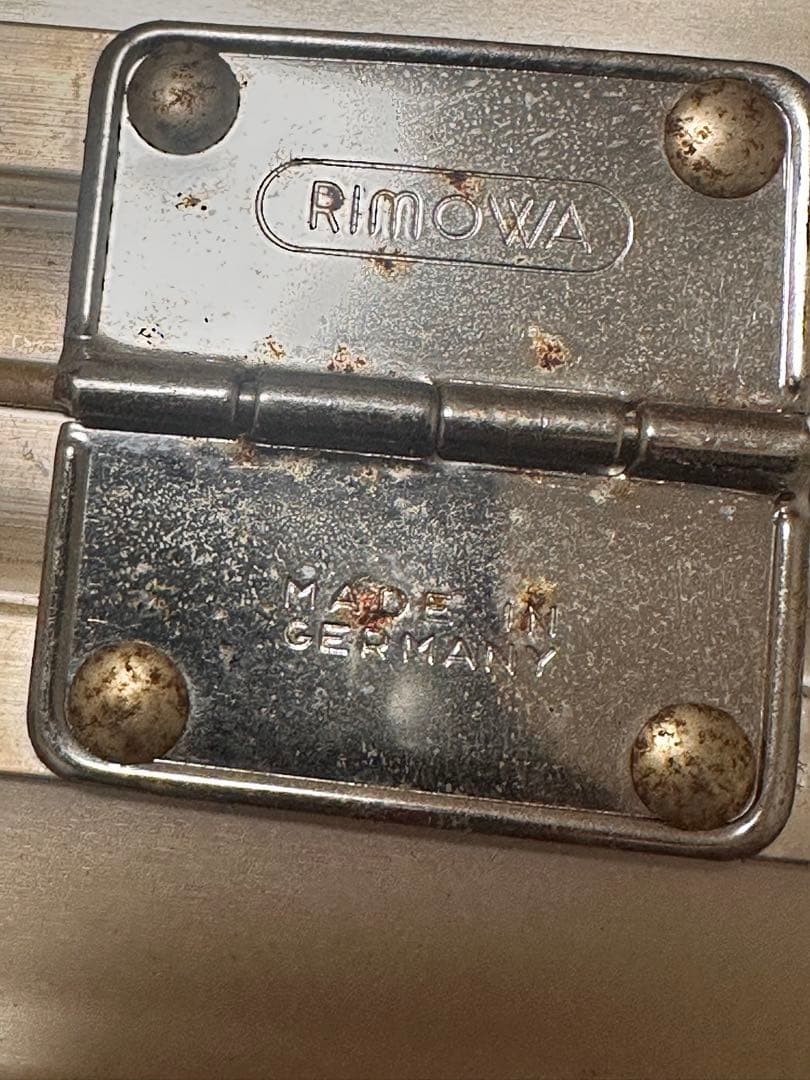 RIMOWA TOPAS 青ロゴ ドイツ製 2輪 アルミ