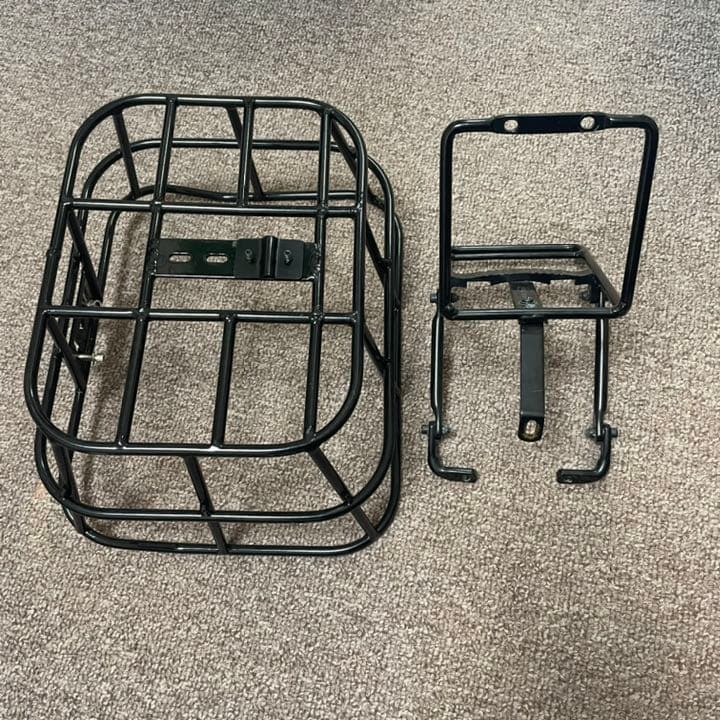 自転車　カゴ　黒