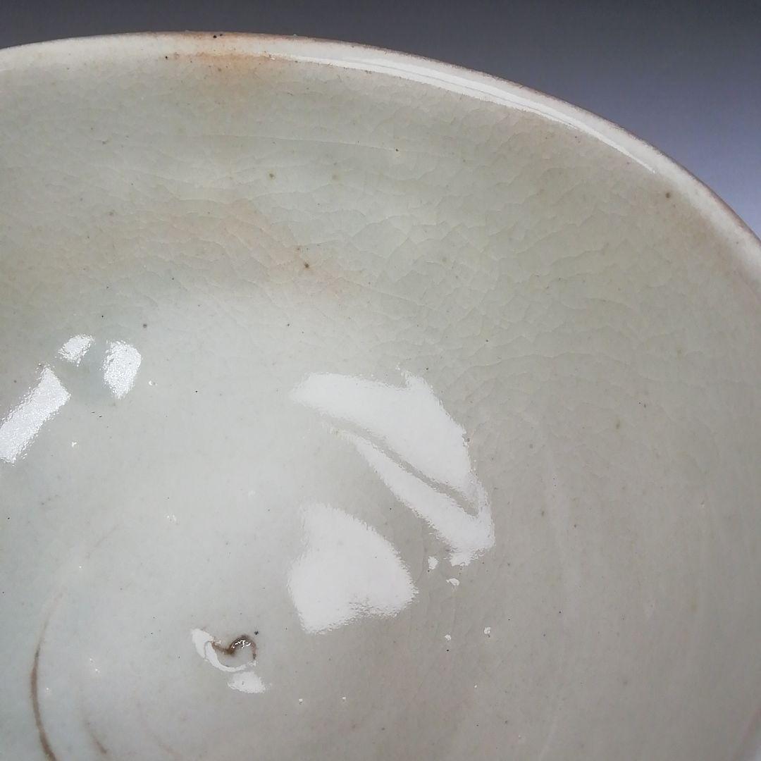Ｔ４６１　茶碗　『粉引茶碗』『子の日窯　大島久興 作』　共箱　抹茶碗　茶道具
