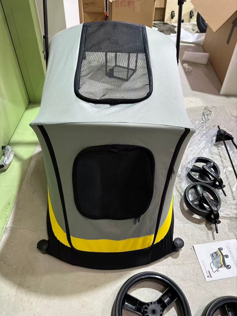 ペットカート大型犬 折りたたみ 中型犬4輪 耐荷重60kg 大型犬対応 軽量