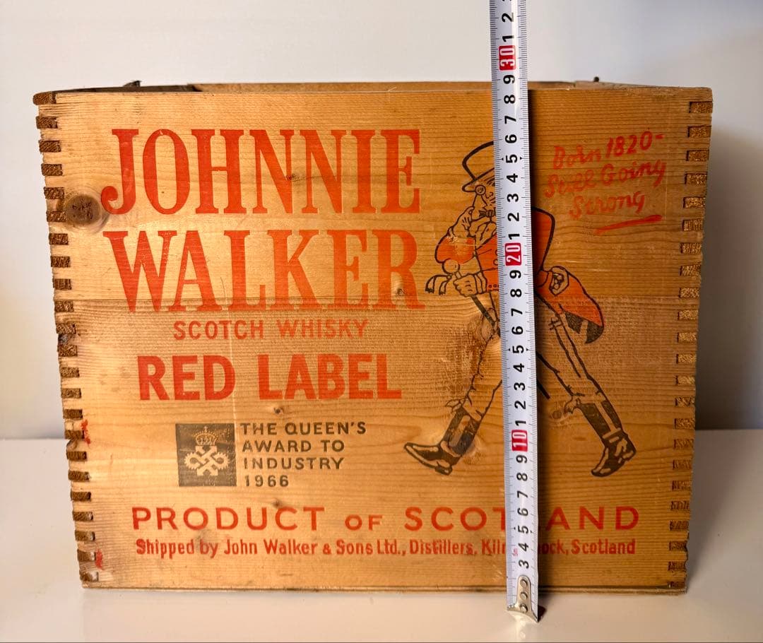 ジョニーウォーカー ウイスキー ヴィンテージ 木箱 英国 イギリス昭和レトロ⭐︎⭐︎