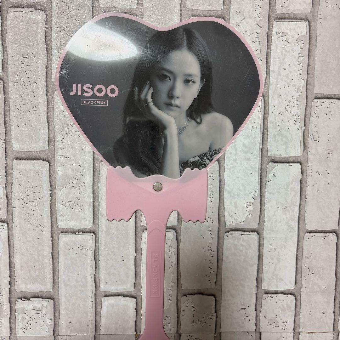 BLACKPINK 公式ペンライト JISOO うちわ付き