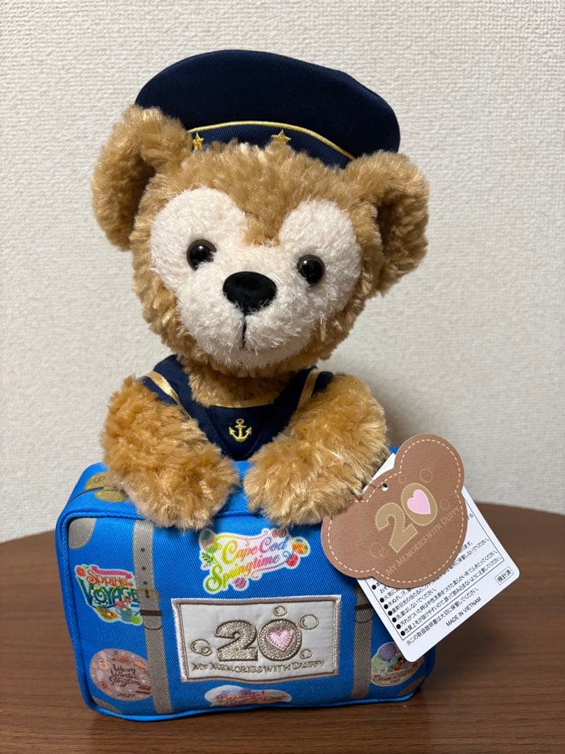 ディズニー ダッフィー 20周年 ぬいぐるみ　ディズニーシー