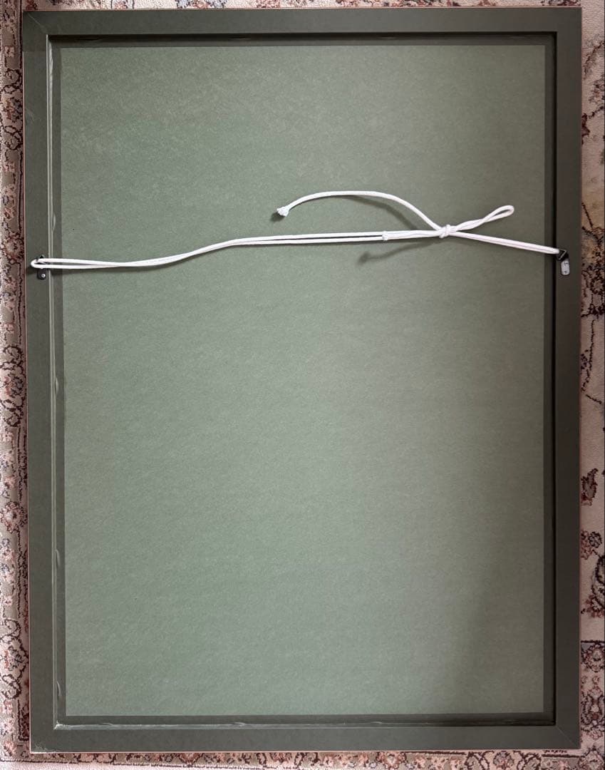 額装絵画　クロード・モネ　日傘をさす女性(右向き) 1886年　リトグラフ