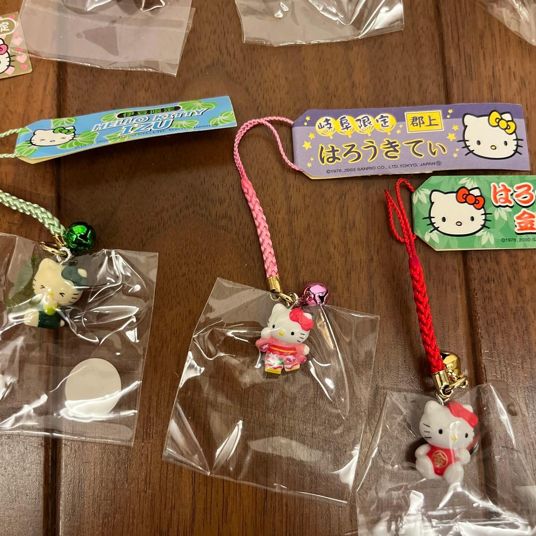 限定キティ　根付けストラップ