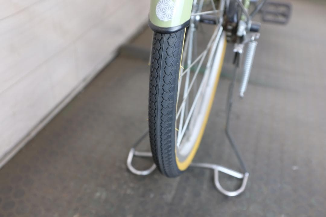 美品　軽快車　24インチ　シングル　ライト