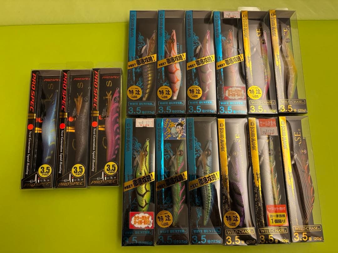 『新品』『春イカ』スクイッドマニア 3.5号 12点セット