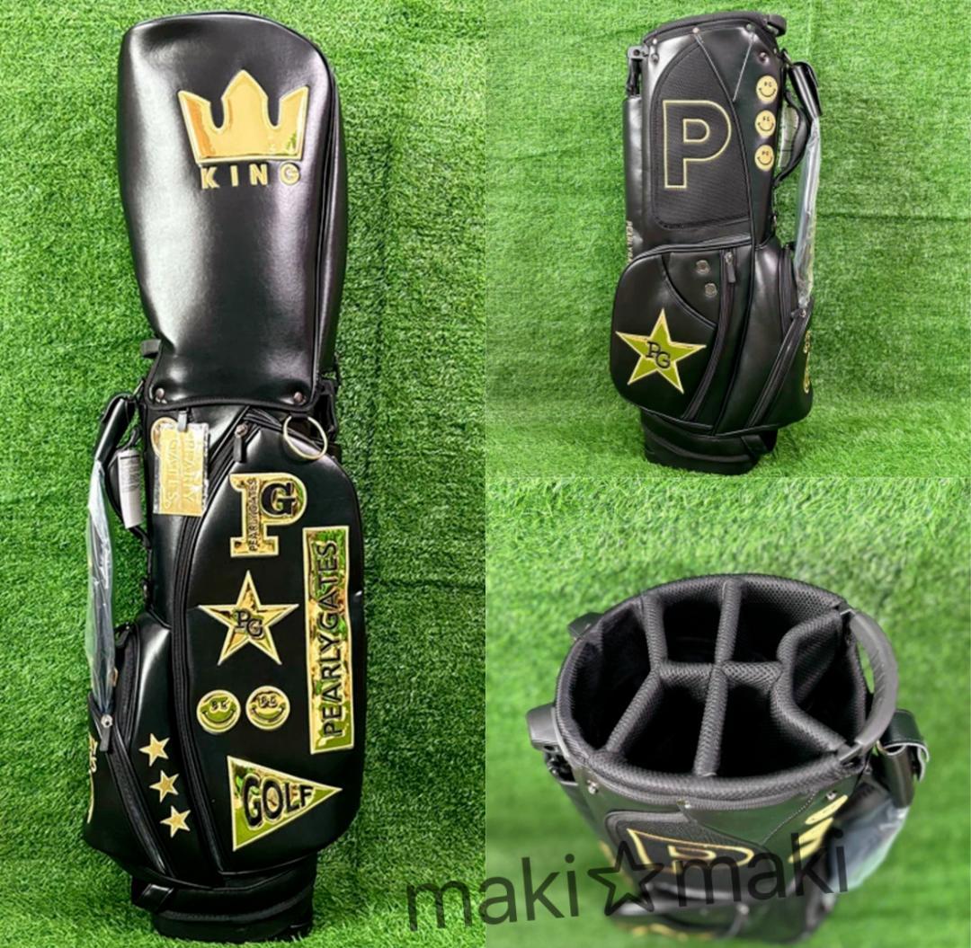 【未新品】PEARLY GATES キャディバッグ ブラック/ゴールド