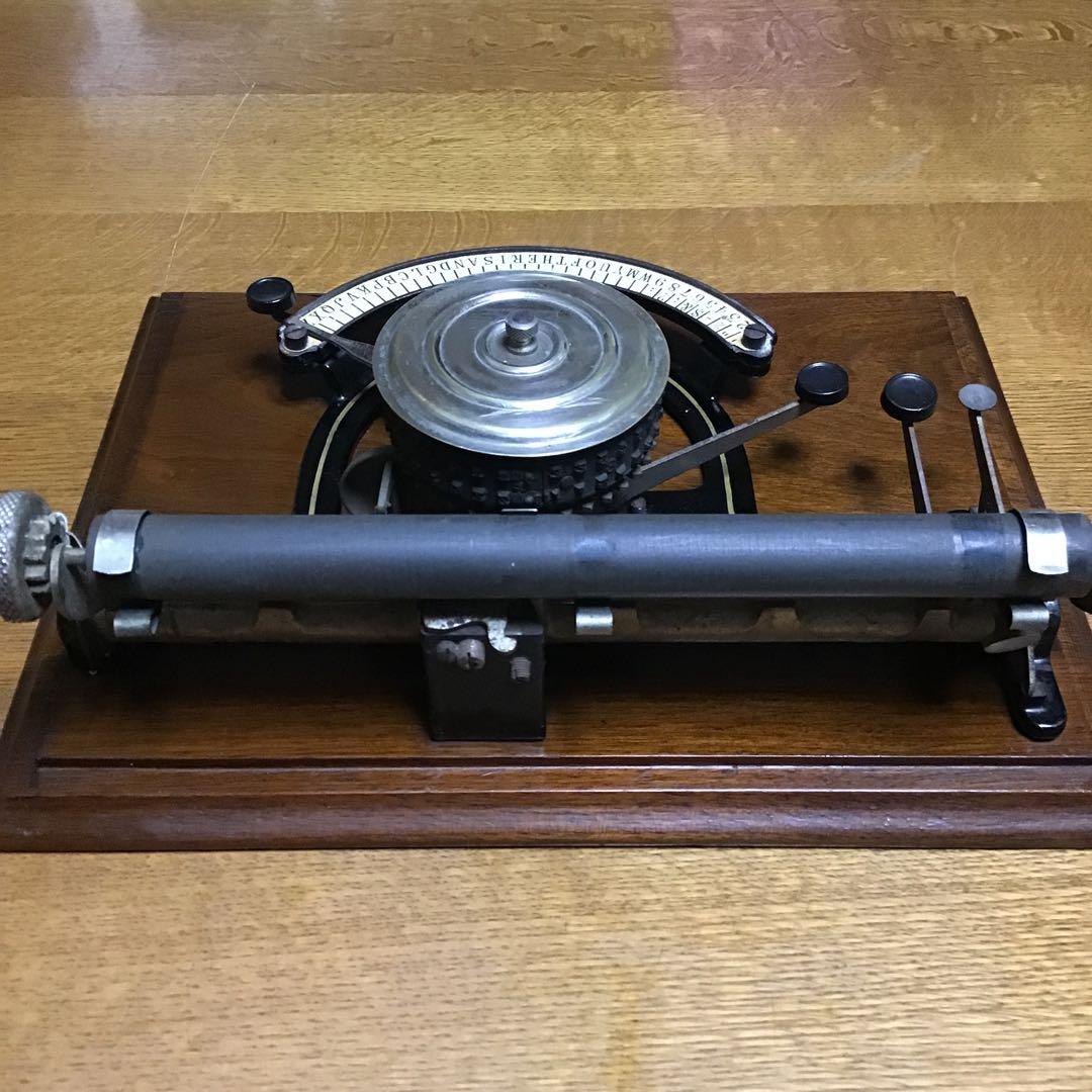アンティーク　ピープルズタイプライター　1890年代アメリカ製　激レア