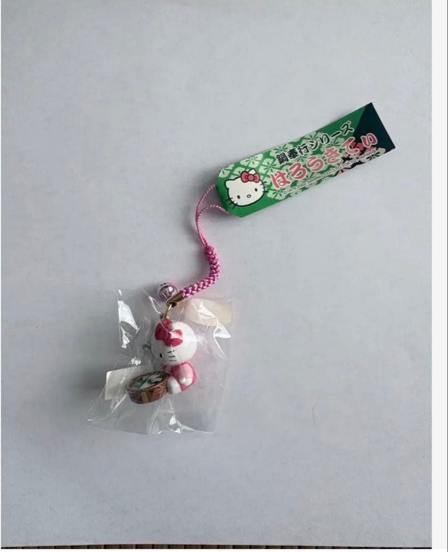 レア　ハローキティ ご当地北海道限定　ばんえい競馬　ストラップ　根付 2009