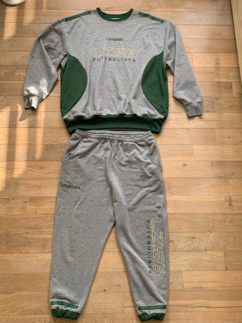 ルースイソンブラ luzesombra スウェット上 下グレーM