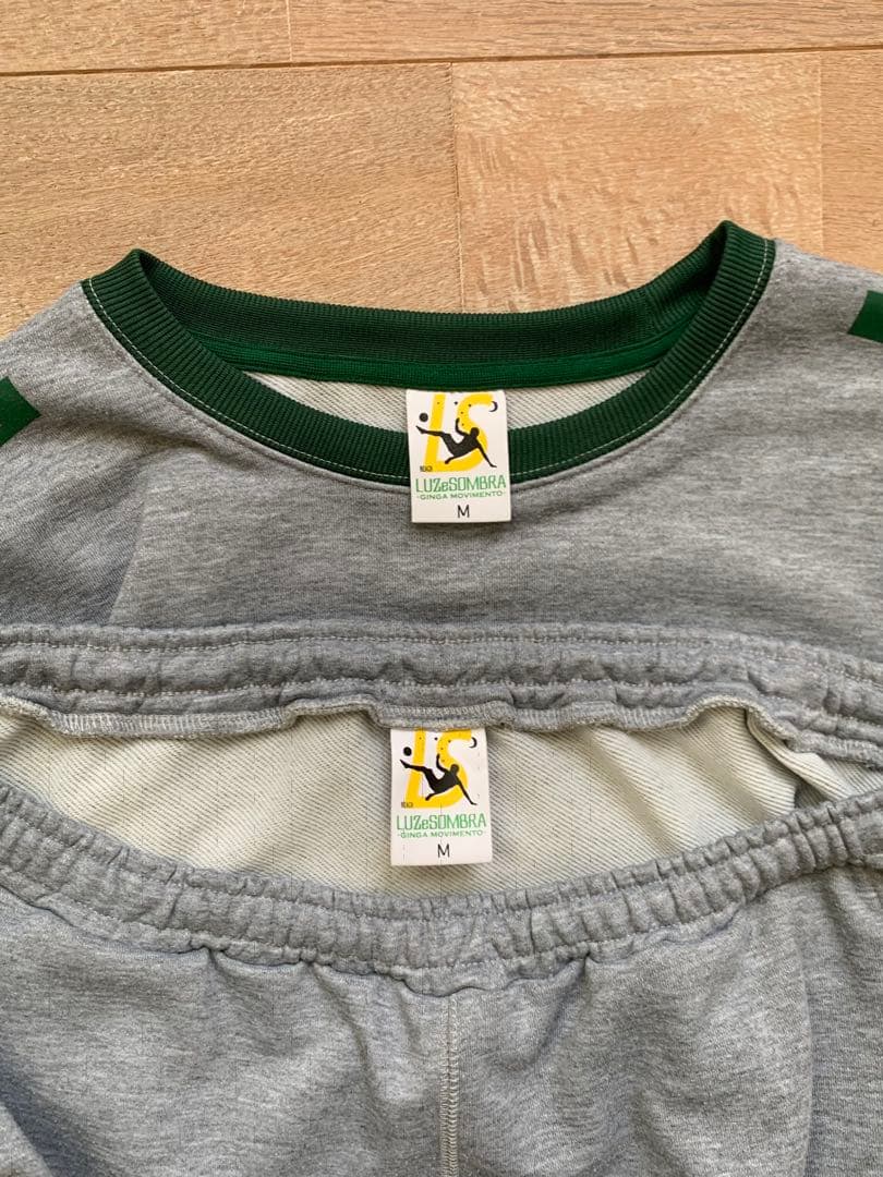 ルースイソンブラ luzesombra スウェット上 下グレーM