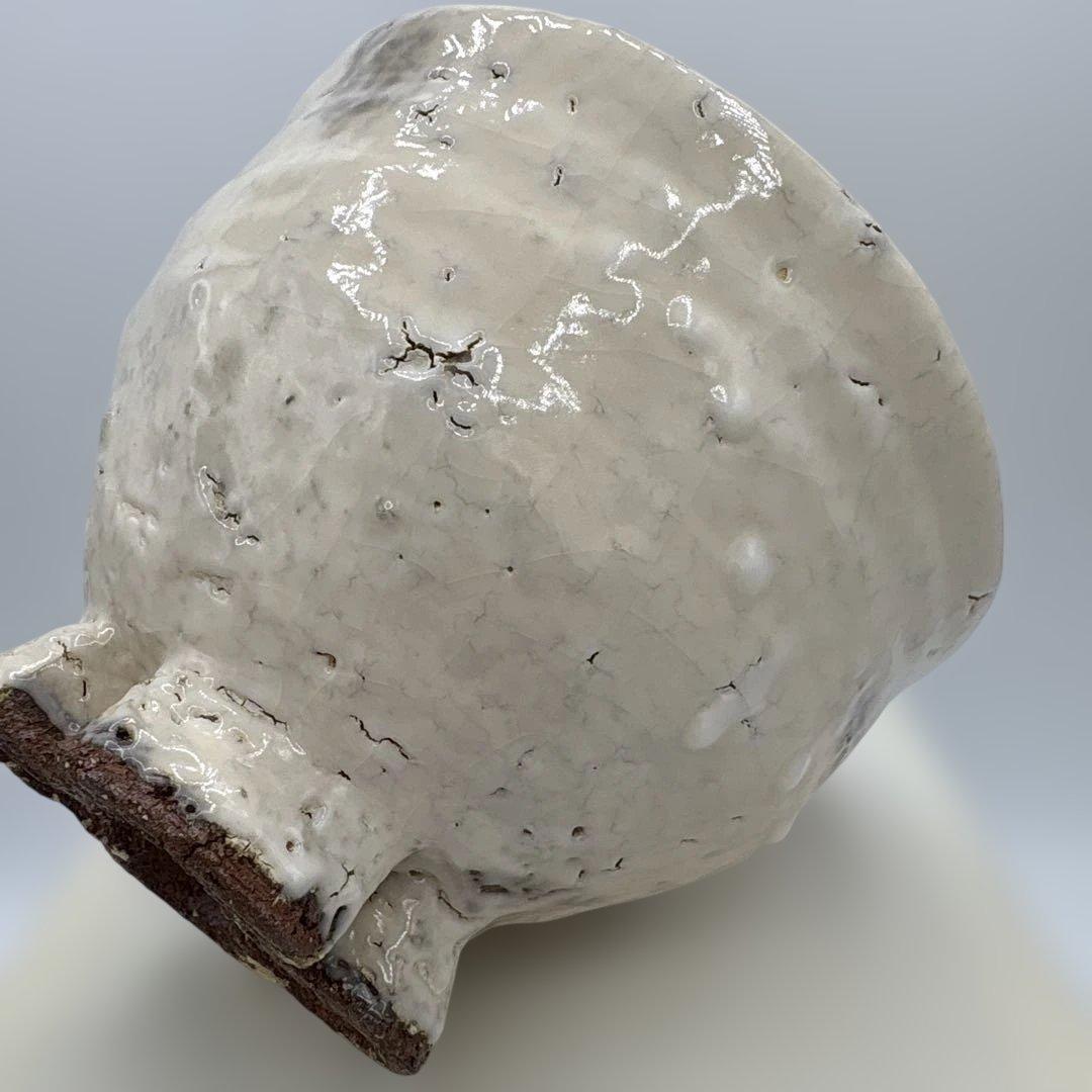 四代　真清水蔵六　金海割高台　茶盌