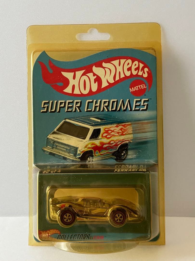 ゆ*ー様 希少 限定 ホットウィール スーパークローム Ferrari 330