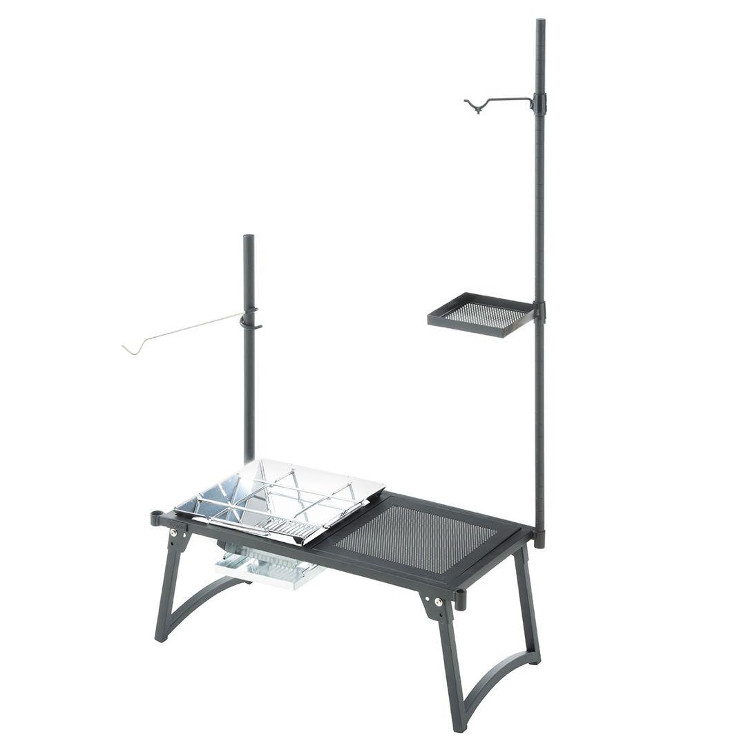 LOGOS ピラミッド型アウトドアテーブル MAKBIマルチソロテーブル